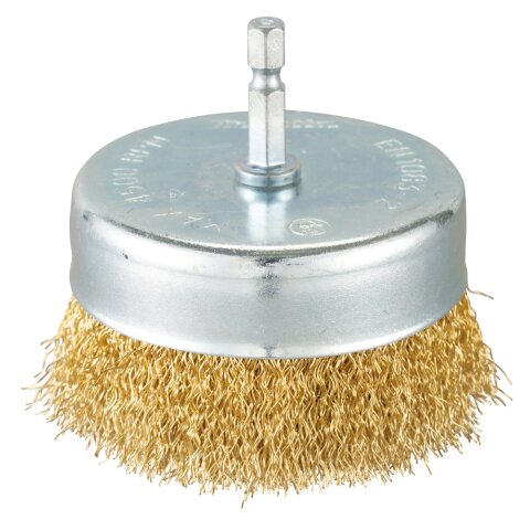 Makita D-73645 Topfbürste 80mm Messing 1/4" EN