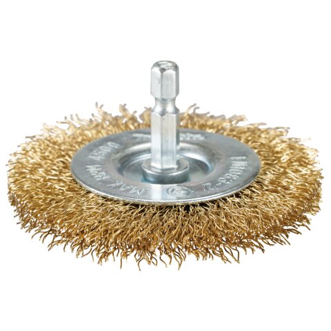 Makita D-73689 Rundb&uuml;rste 75mm Messing 1/4&quot; EN