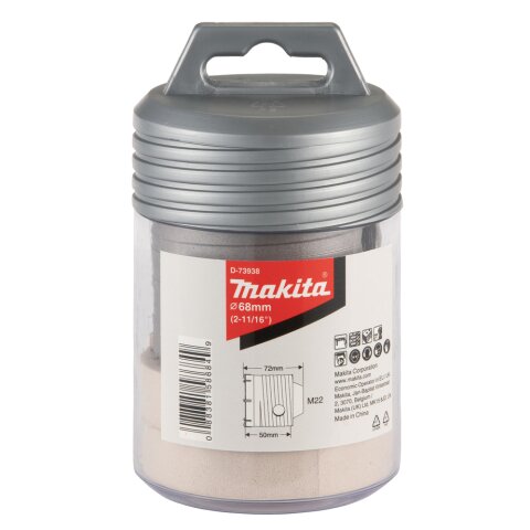 Makita D-73938 HM-Hohlbohrkrone 68mm EN