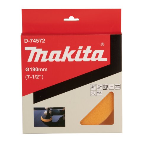 Makita D-74572 Polierpad Orange 190mm