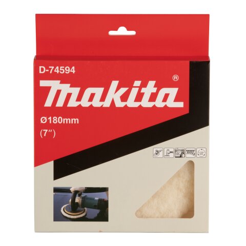 Makita D-74594 Woll-Polierpad 180mm EN
