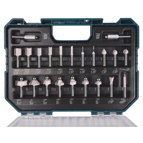 Makita D-74778 Fräser-Set 8mm 22Stk