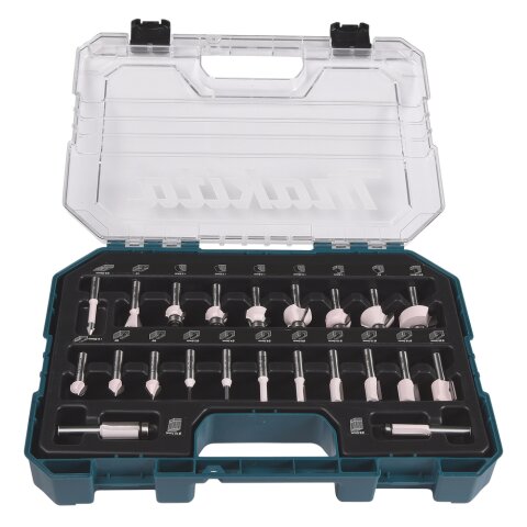 Makita D-74778 Fräser-Set 8mm 22Stk