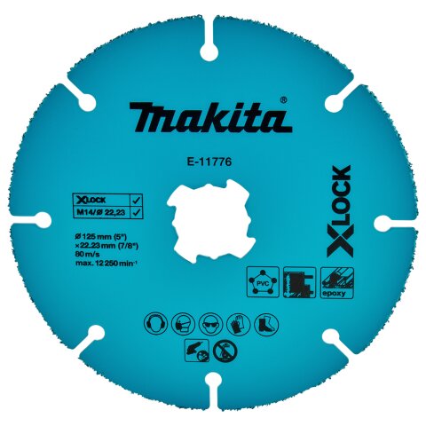 Makita E-11776 Trennscheibe 125mm Uni.X-Lock EN