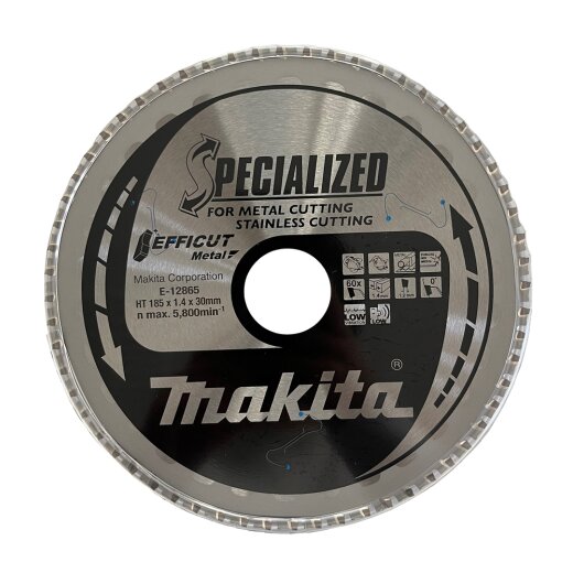 Makita E-12865 EFFICUT Sägeb.185x30x60Z EN