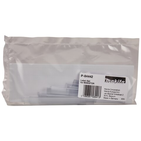 Makita P-84442 Fachbeschriftung-Set f.MAKSTOR