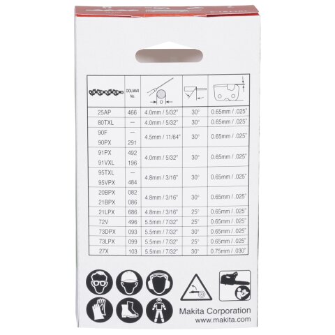 Makita 191T91-3 Sägekette 35cm 1,1mm .325" 59T EN