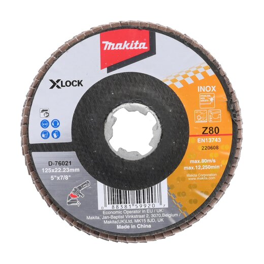 Makita D-76021 Fächerschleifscheibe 125mm EN