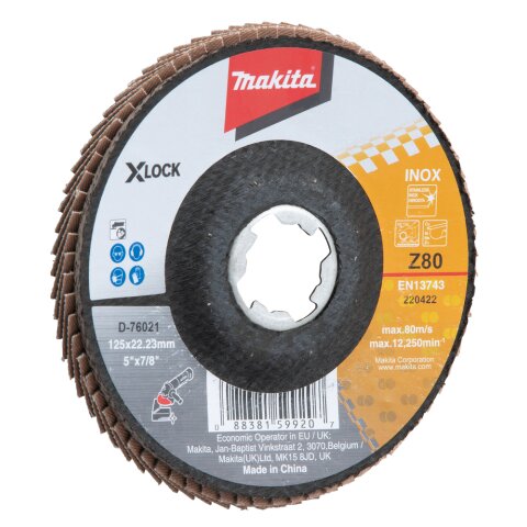 Makita D-76021 Fächerschleifscheibe 125mm EN