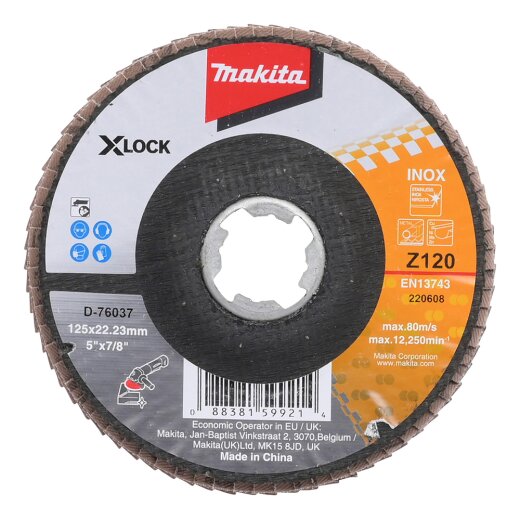 Makita D-76037 Fächerschleifscheibe 125mm EN