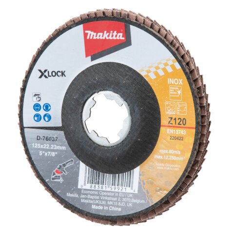 Makita D-76037 Fächerschleifscheibe 125mm EN
