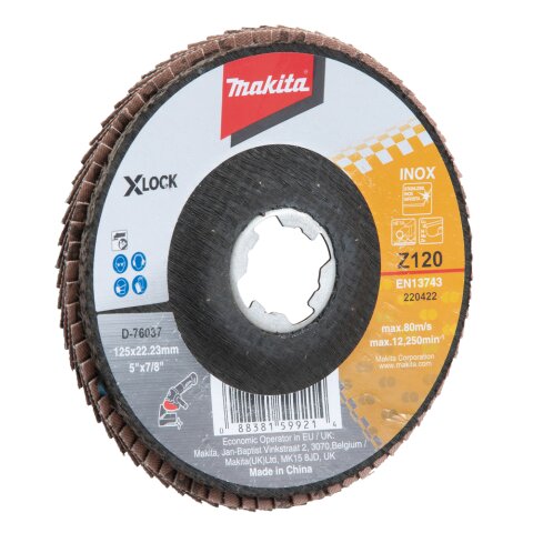 Makita D-76037 Fächerschleifscheibe 125mm EN