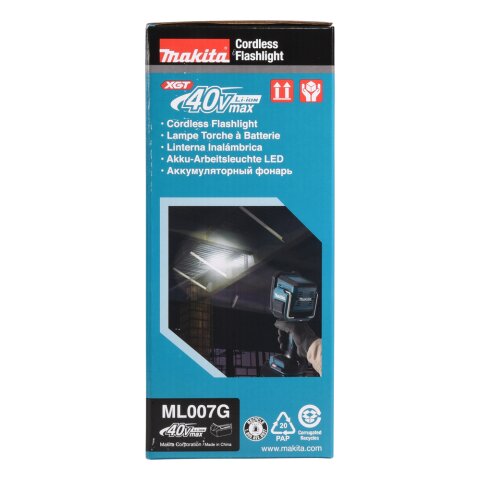 Makita ML007G LED-Akku-Handstrahler 40V (ohne Akku, ohne Ladegerät)