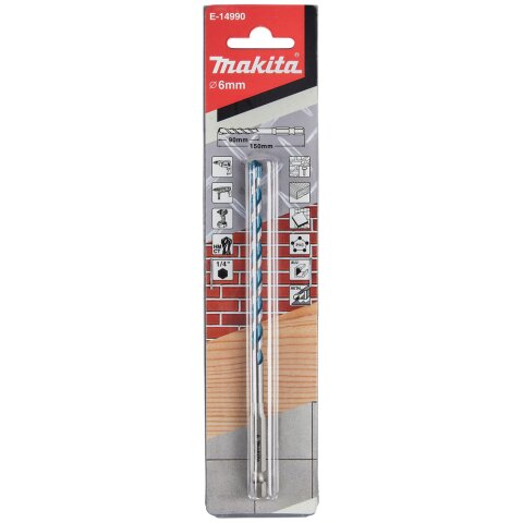 Makita E-14990 Multibohrer 1/4" 6x150mm