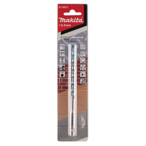 Makita E-15017 Multibohrer 1/4" 6,5x150mm