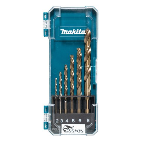 Makita D-75758 Bohrer-Set HSS-Co 6-tlg.