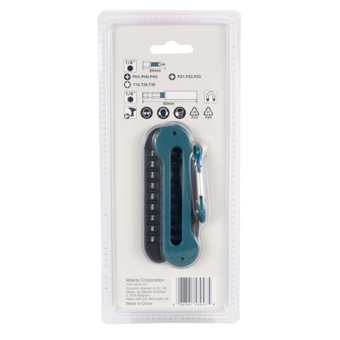 Makita E-12005 Impact Black Bit-Set 10-tlg. EN