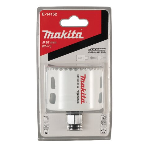 Makita E-14152 EZYCHANGE BIM-Lochsäge 67mm EN