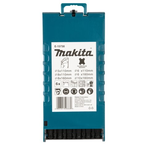 Makita E-15730 SDS-PLUS Betonbohrer-Set 6tlg. EN