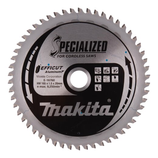 Makita E-16760 EFFICUT Sägeb. 165x20x54