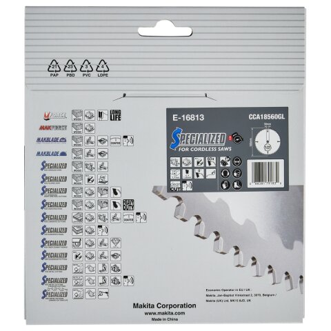 Makita E-16813 EFFICUT Sägeb. 185x30x60 EN