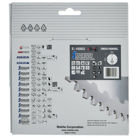 Makita E-16863 EFFICUT Sägeb. 190x30x60