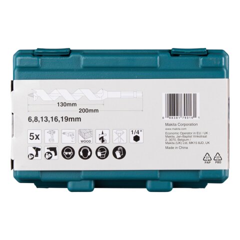Makita D-75677 Schlangenbohrer-Set