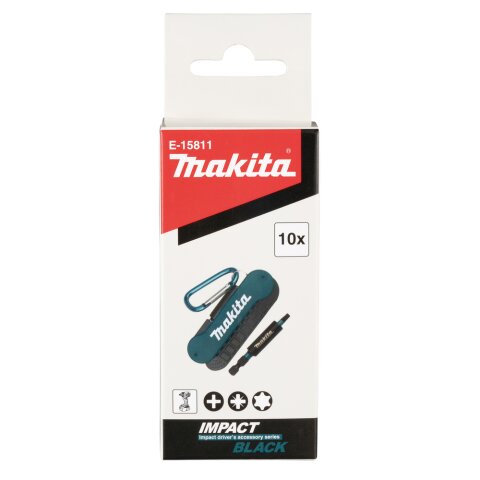 Makita E-15811 Impact BLACK Bit-Set 10-tlg.