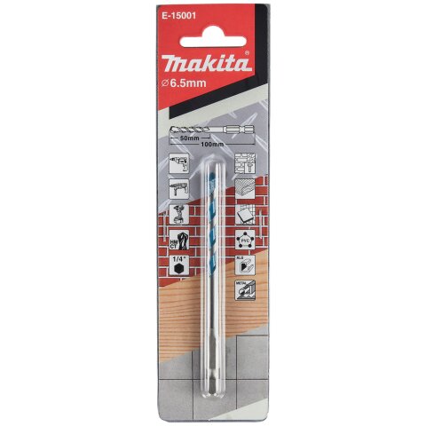 Makita E-15001 Multibohrer 1/4" 6,5x100mm