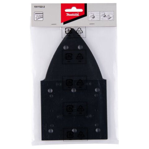 Makita 191Y22-2 Grundplatte Klett Dreieckig