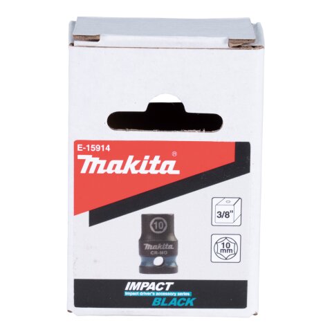 Makita E-15914 Schlagnuss 3/8"SW10 ku. Im.Blk