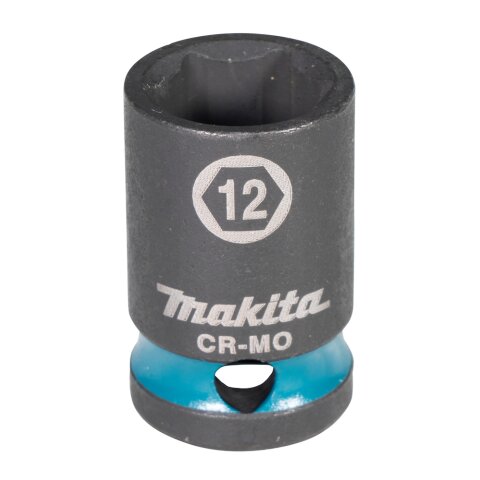 Makita E-15936 Schlagnuss 3/8&quot;SW12 ku. Im.Blk EN