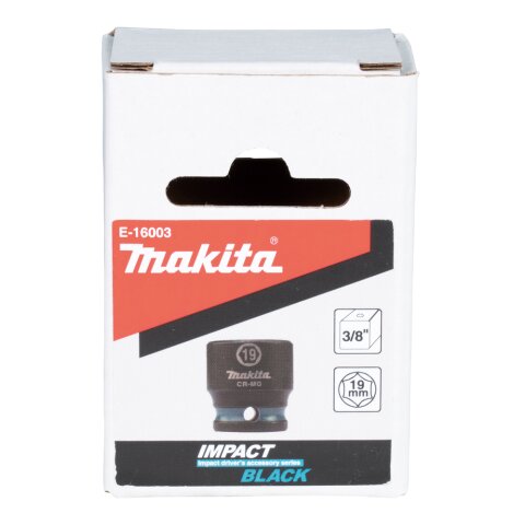 Makita E-16003 Schlagnuss 3/8"SW19 ku. Im.Blk EN