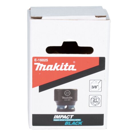 Makita E-16025 Schlagnuss 3/8"SW21 ku. Im.Blk EN
