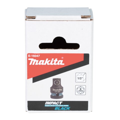 Makita E-16047 Schlagnuss 1/2"SW8 ku. Im.Blk EN