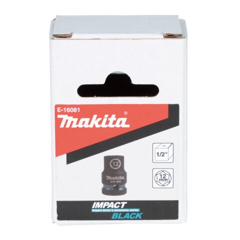 Makita E-16081 Schlagnuss 1/2"SW12 ku. Im.Blk EN
