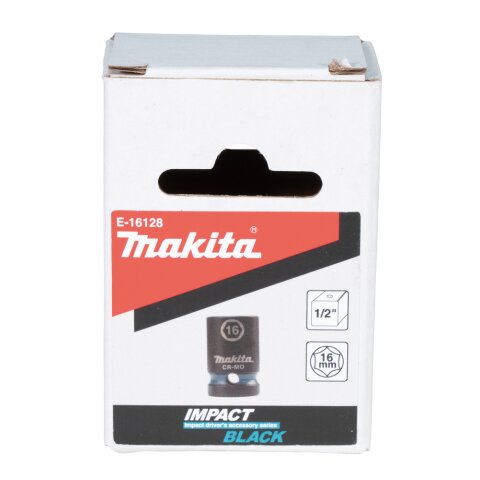 Makita E-16128 Schlagnuss 1/2"SW16 ku. Im.Blk EN