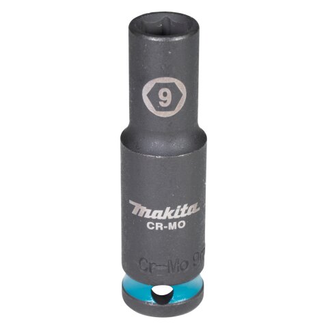 Makita E-16265 Schlagnuss 3/8"SW9 la. Im.Blk EN