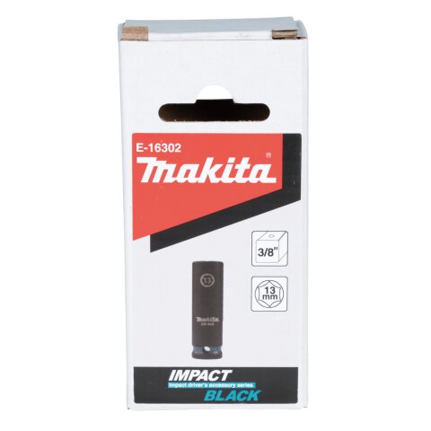 Makita E-16302 Schlagnuss 3/8"SW13 la. Im.Blk EN