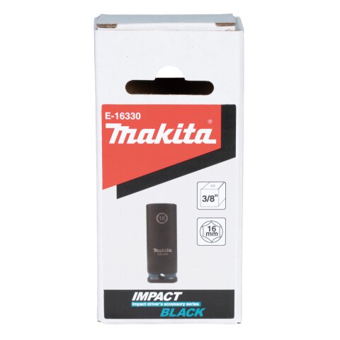 Makita E-16330 Schlagnuss 3/8"SW16 la. Im.Blk