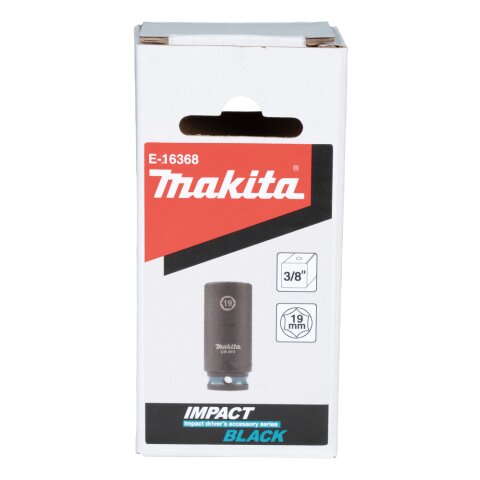 Makita E-16368 Schlagnuss 3/8"SW19 la. Im.Blk EN