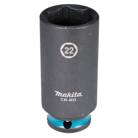 Makita E-16396 Schlagnuss 3/8"SW22 la. Im.Blk EN