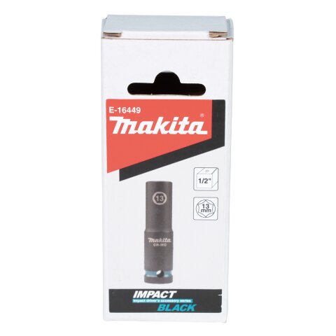 Makita E-16449 Schlagnuss 1/2"SW13 la. Im.Blk EN