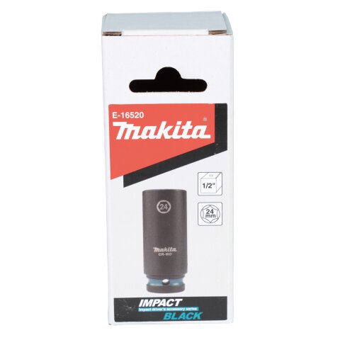 Makita E-16520 Schlagnuss 1/2"SW24 la. Im.Blk EN