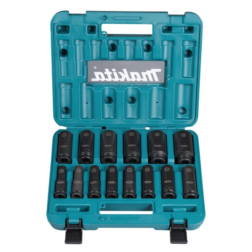 Makita E-16586 Schlagn-Set 14tlg. 1/2" Im.Blk EN