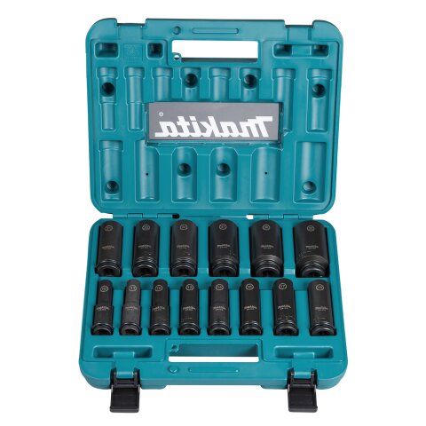 Makita E-16586 Schlagn-Set 14tlg. 1/2" Im.Blk EN