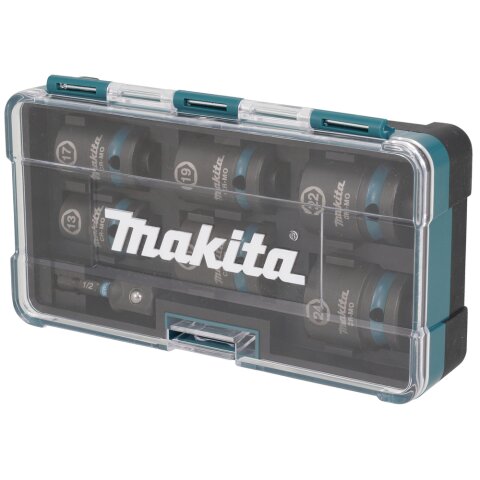 Makita E-16592 Schlagnuss-Set 7tlg 1/2"Im.Blk EN