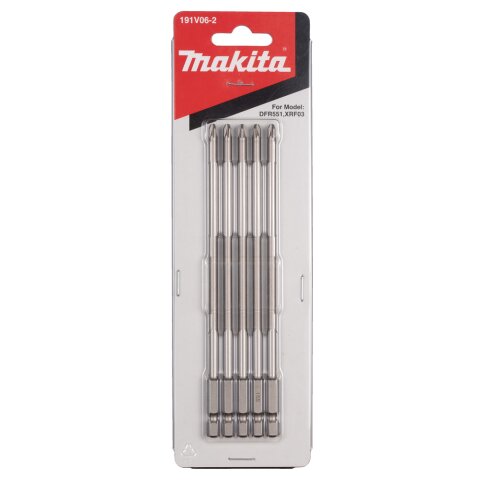 Makita 191V06-2 Bit PZ2x155mm 5Stück