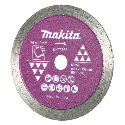 Makita D-77263 Diamanttrennscheibe 76x1,4x10 EN