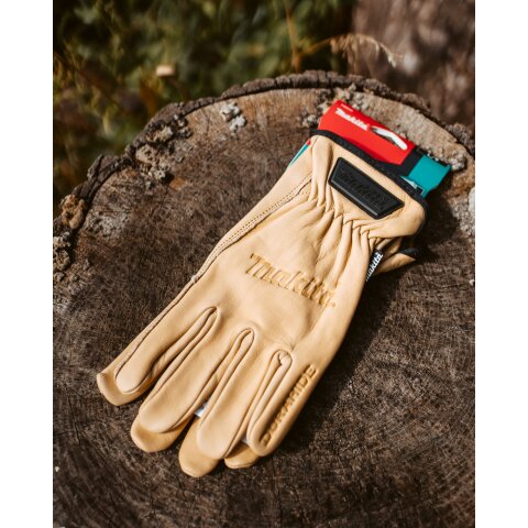 Makita P-84632 Arbeitshandschuhe Leder Gr.9(L)